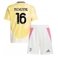 Juventus Weston McKennie #16 Replica Away Minikit 2024-25 Short Sleeve (+ pants)